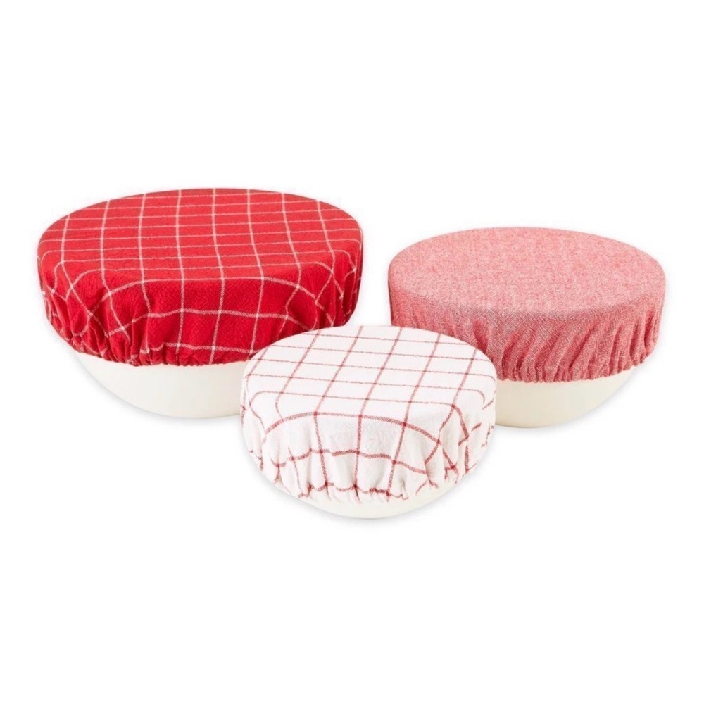 Red Cider Reusable Bowl Covers Set Of 3